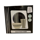 Vajilla 12 Pzas De Bambu